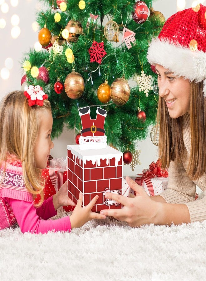 صندوق هدايا نقدي لعيد الميلاد، حامل نقود للهدايا النقدية، صندوق هدايا مفاجئ للنقود، مجموعة هدايا عيد الميلاد يمكنك صنعها بنفسك، طرق مضحكة لتقديم المال كهدية للأطفال والكبار (مدخنة) - Image 5